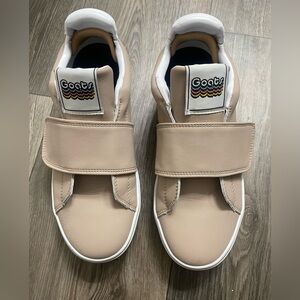 GOATS Platform Designer Velcro Sneakers.